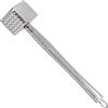 Sunicon Batticarne, Batticarne in Acciaio Inossidabile, Martello per Carne da Cucina, Martello per batticarne per Bistecca Resistente con Manico Antiscivolo, per Pollo,