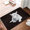 YACANNA Zerbino Ingresso Casa Tappeto ingresso Inglese Bull Terrier Arredamento Bagno Cucina Balcone 60x90cm