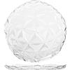 PASABAHCE Estrella Set 6 Piatti Piani in Vetro, 28cm, Trasparenti, Design Moderno ed Elegante, 2981801