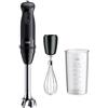 Braun MQ50051M MultiQuick5 Frullatore ad Immersione, Motore Potente 750W, 2 Velocità, Accessori in Acciaio Inox, Colore Nero