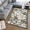 By Suardi Tappeto Living Velour Antiscivolo Dis. ASTER col. FANGO Ideale per Soggiorno Camera (85x150cm)
