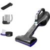 BLACK+DECKER Dustbuster Reveal - Aspirapolvere per peli di animali domestici, senza fili, portatile, per casa e auto, ricaricabile, luce LED, potente aspirazione, include spazzola per animali