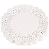 TOPINCN 180Pcs Centrini di Carta, Centrini Decorativi Scavati Tovaglietta Centrini Rotondi Stoviglie di Carta Decorazione per Torte Dolci Artigianato(9.5 inch Diameter 24cm)