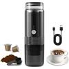 Irishom Macchina da caffè Elettrica Portatile con un Pulsante e 4 Spie Luminose di Alimentazione, Macchina da caffè Portatile Ricaricabile Senza Fili, Funziona con Capsule di tè Al