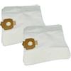 vhbw 10x sacchetto compatibile con PowerPlus POWX 109, S 85, 322, 320, 3230 aspirapolvere - microfibra, 43cm x 41cm Bianco