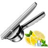 Generic Heavy Duty Lime Squeezer, Lemon Squeezer in acciaio inox, spremiagrumi portatile, spremiagrumi manuale, limoni stampa (C Style)