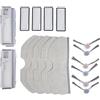 EffiFish Kit di ricambio per robot aspirapolvere, panno per mocio, sacchetto per la polvere, spazzola laterale, compatibile con Narwal, Freo X Ultra Plus, K1