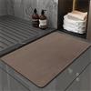 keephen Tappetino da bagno in pietra diatomite Tappetino da bagno in gomma antiscivolo antimuffa ad asciugatura rapida Tappetino da bagno in pietra assorbente ovale diatomacea morbida