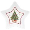 EASY LIFE Ciotola di natale a stella in porcellana Christmas Tale D15xH5 cm
