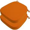 BLLMTEAR Set 4/2 Cuscini Sedia da Cucina/Cuscini di Seduta, 40x38 43x40 43x42cm (3/5/8CM Spessore) Confortevole Cuscini Coprisedia da Cucina,con Lacci Imbottito,Lavabili(10,2pcs:40x38x5cm)