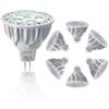 JSVSAL - Lampadina a LED MR16, dimmerabile, 5 W, equivalente a 50 W, 5000 K, luce bianca diurna, AC/DC12 V, attacco GU5.3, attacco bi-pin, 40 gradi per illuminazione