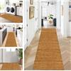 ZUZEKU Tappeto astratto per corridoio, cucina, lavabile, antiscivolo, vintage, 120 x 200 cm, per corridoio, soggiorno, camera da letto, venduto al metro, personalizzabile