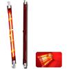 Generico Lampadine Infrarossi 1500W Dimmerabile, Lampadina Riscaldanta Infrarossi per Heatmaster U3, Lampada Alogena R7S 254mm 1500LM, Nessuno Sfarfallio, Lampadine Rubino Lineare A Doppia Estremità, 2 Pezzi