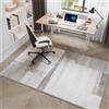 Odot Tappeto Sedia Ufficio Gaming, Studio Tappeto Salvapavimento Antiscivolo Protettore del Pavimento Tappetino per Sedia da Ufficio con Ruote per Parquet Piastrelle (Grigio,100x120cm)