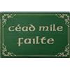Bioputty Zerbino per esterni Cead Mile Failte Zerbino irlandese Benvenuto Doomat Irish Blessing Zerbino regalo irlandese Regalo per la decorazione della casa Regalo di compleanno Tappeto fortunato Tappeto di