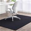 Odot Tappeto Sedia Ufficio Gaming Grande, Tappeto Salvapavimento Antiscivolo Protettore del Pavimento Tappetino per Sedia da Ufficio con Ruote per Parquet, Pavimenti Duri (nero,100x180cm)