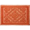 Markotex Tappeto Sardo Stuoia Passatoia tappeto bagno 100% Cotone Made In Italy prodotto in sardegna (Arancio, 3pz)