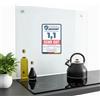 Melko Credenza Cucina Protezione Antischizzi, Cucina Piano Cucina Piastrelle Vetro di Sicurezza ESG 6mm Con Viti 70x50cm Vetro Trasparente