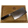 Palatina Werkstatt Kai Shun Classic Set regalo | Coltello da chef cinese DM-0712 | Coltello da cuoco ultra affilato | 18 lame | + grande tagliere in rovere, 30 x 22 cm | VK: 329,- €