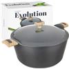 KASANOVA Casseruola 32 cm con coperchio Evolution