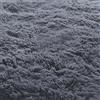 AIMECO Tappeto a pelo lungo per soggiorno, camera da letto e cameretta dei bambini, 140 x 200 cm, antiscivolo, extra grande, grigio argento
