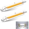 GFDYTG RR7S LED 78mm Dimmerabile,COB LED Lineare Lampadine,Lampadine LED R7S 10W Bianca Freddo 6000K 1000LM,Equivalenti a R7S 100W Lampada Alogena,Nessun Sfarfallio,Illuminazione Fascio 360°,2 pezzi