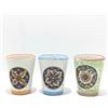 Generico Set Bicchierini da Liquore in Ceramica Artigianale Italiana - Dipinti a Mano - Ideale per Limoncello, Amaro e Caffè - Decori Maioliche e Limoni (3, Maioliche)