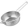 pumpumlia Efficiente scolapasta in acciaio inox con manico ergonomico per scolare e scolare i cibi