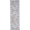 RugVista Gina Oriental, Tappeto, Moderni, 80 x 250 cm, Rettangolare, Pelo corto, Soggiorno, Camera da letto, Corridoio, Lavabile in lavatrice, Grigio/Beige