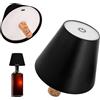 MAKA change your life quality MAKA Lampada per Bottiglia con Tappo in Sughero Luce Tavolo Scrivania senza Fili 3 Temperature Luce Calda Naturale Fredda 200 Lumen 7 Ore Autonomia Ricarica USB IP20 Luminosa Bar Ristorante (Nero)
