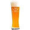 AMAVEL Bicchiere per Birra Weiss con Incisione per i 50 Anni, Personalizzato con Nome, Calici in Vetro da Collezione, Idee Regalo Compleanno Originali