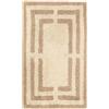 RugVista Chateau, Tappetino da bagno, Moderni, 70 x 120 cm, Rettangolare, Pelo medio, Lavabile in lavatrice, Natural/Beige