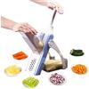 NiC IS COCNG Affettatrice di verdure Con 4 Modalità Di Taglio E 40 Livelli Di Spessore Per Affettare, Tagliare a Dadini, Tritare, Design Senza Lesioni, Cutter Kitchen Chopping Artifact