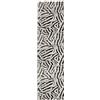 RugVista Nalori, Tappeto, Moderni, 80 x 300 cm, Rettangolare, Pelo medio, Soggiorno, Sala da pranzo, Camera letto, Corridoio, Lavabile solo a secco, oeko_tex_100, Nero/Beige