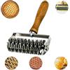 Les-Theresa Rullo per Pasticceria, Rotella Tagliapasta Crostata, Rullo Tagliapasta per Crostata, Rullo Taglia Impasto, Rullo per Losanghe, in Acciaio Inossidabile per Decorazione di Cottura, Artigianato