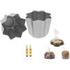 CUSTOM PRINT SHOPPING SET PREPARAZIONE PANDORO ARTIGIANALE KIT PREPARAZIONE PANDORO (1 STAMPO DA 750 gr,5 BUSTE,1 AROMA PANDORO)