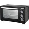 DIGIQUEST Forno Elettrico Statico 25 Litri, 1600 W, Timer 60 min, Spegnimento Automatico e Illuminazione interna, Doppio vetro temperato resistente al calore, Conforme alle nuove normative CE A13/EK1