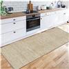 Siunwdiy Tappeto Passatoia Cucina Antiscivolo Lavabile Marrone Astratto,Tappeti Runner Lungo Antiscivolo Moderno Poliestere Tappeto 1 Metri per Ingresso Corridoio Soggiorno Tappetino100X100CM