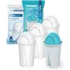 Wessper 1x Alkaline Classic + 3x Standard Cartucce filtranti per Acqua Compatibile con Brita Classic, Pack 3+1