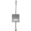 CBE Elettrodomestici 1010200AL Ferratelle Stampo Rettangolare, Alluminio