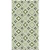 Panorama Tappeto Vinile Cucina Bagno - Varie Dimensioni - (Idraulica Tipo Orientale Verde 40x80 cm)