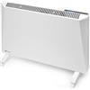 Radialight Sirio Radiatore Elettrico a Convezione Naturale Portatile Basso Consumo Controllo Digitale dei Consumi e della Temperatura Programmabile Protezione Umidità IP24 (1000W)