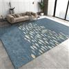 AAFUOO Tappeto con motivo di pesci marini, per soggiorno e camera da letto, 160 x 230 cm, blu, alla moda, semplice, lavabile, morbido, antiscivolo, per bambini, decorativo, per porta d'ingresso