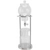 Hosit Cold Brew Drip Tower, 600ml Riutilizzabile Ice Coffee Brew Tower Fai-da-te Realizzazione di Colori Trasparenti Supporto in Acciaio Inossidabile Gocciolatore Regolabile per la Casa