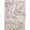 Mazovia Tappeti Beige Astratto - Soggiorno, Camera da Letto, Sala da Pranzo, Ufficio - Pile Corto Rettangolo Certificato OEKO-TEX® Elegante - Marrone Crema - 80 x 150 cm