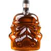 BestAlice Decanter per Whisky Creativo Trasparente, 750 ml, Fiaschetta in Vetro, Personalizzato Carefe da Uomo