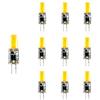 TECNOLUX EURO-Lampadina LED G4 LED COB 220V 6500 K luce fredda 2 W, equivalente a 20 W alogena (10 unità) 6378