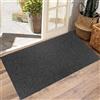 XUCHOU Tappeto Ingresso Casa 40 x 140 cm Resistente Sporco, Antiscivolo Zerbino Ingresso Interno con Retro in Gomma Antiscivolo per Casa O Ufficio, Nero