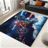 Generisch Tappeto lavabile, per sport estremi, per moto, stunt, 60 x 90 cm, morbido, antiscivolo, grande, a pelo corto, per camera da letto, per sala da pranzo, per ufficio
