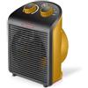 Virsus Termoventilatore Hermes portatile 1000-2000 watt 3632, misura 19x13x25 cm, basso consumo, 2 livelli di potenza, scaldino elettrico scaldabagno con funzione Caldo e Freddo, Vari Colori (giallo)